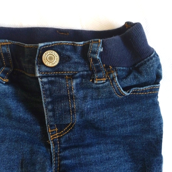 babyGap gap for good lined straight leg denim jeans 12-18 months baby girl - Picture 5 of 9